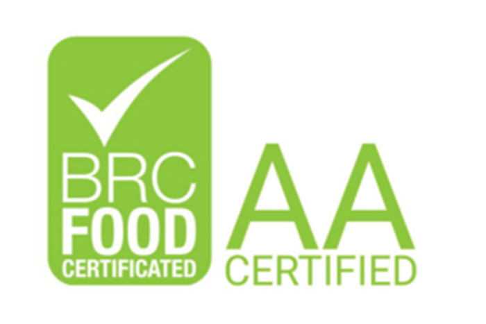 We’ve received an AA BRC food safety rating